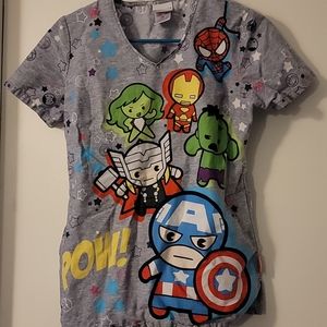 Marvel Scrub Top